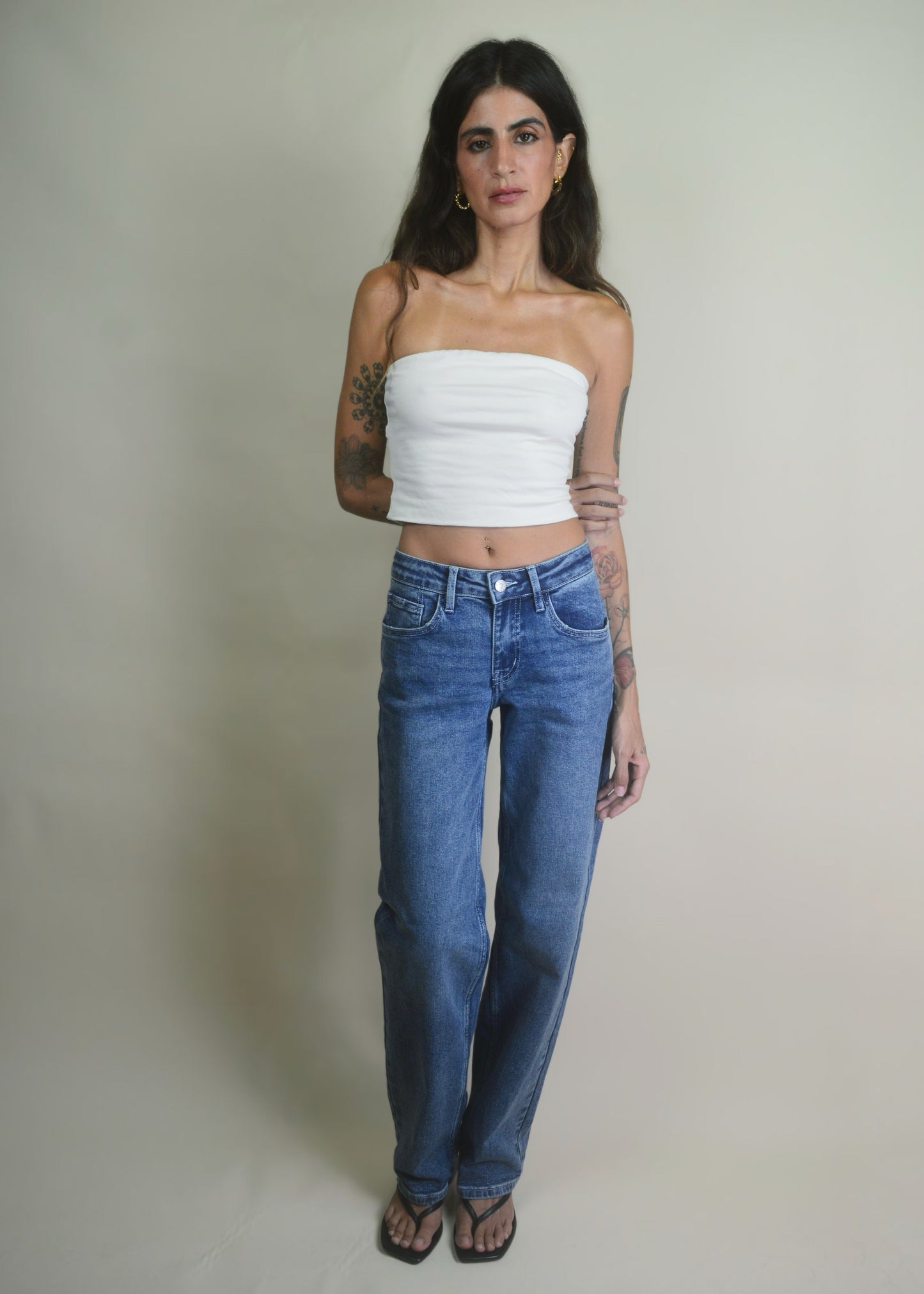 00’s Low Rise Straight Leg Jeans