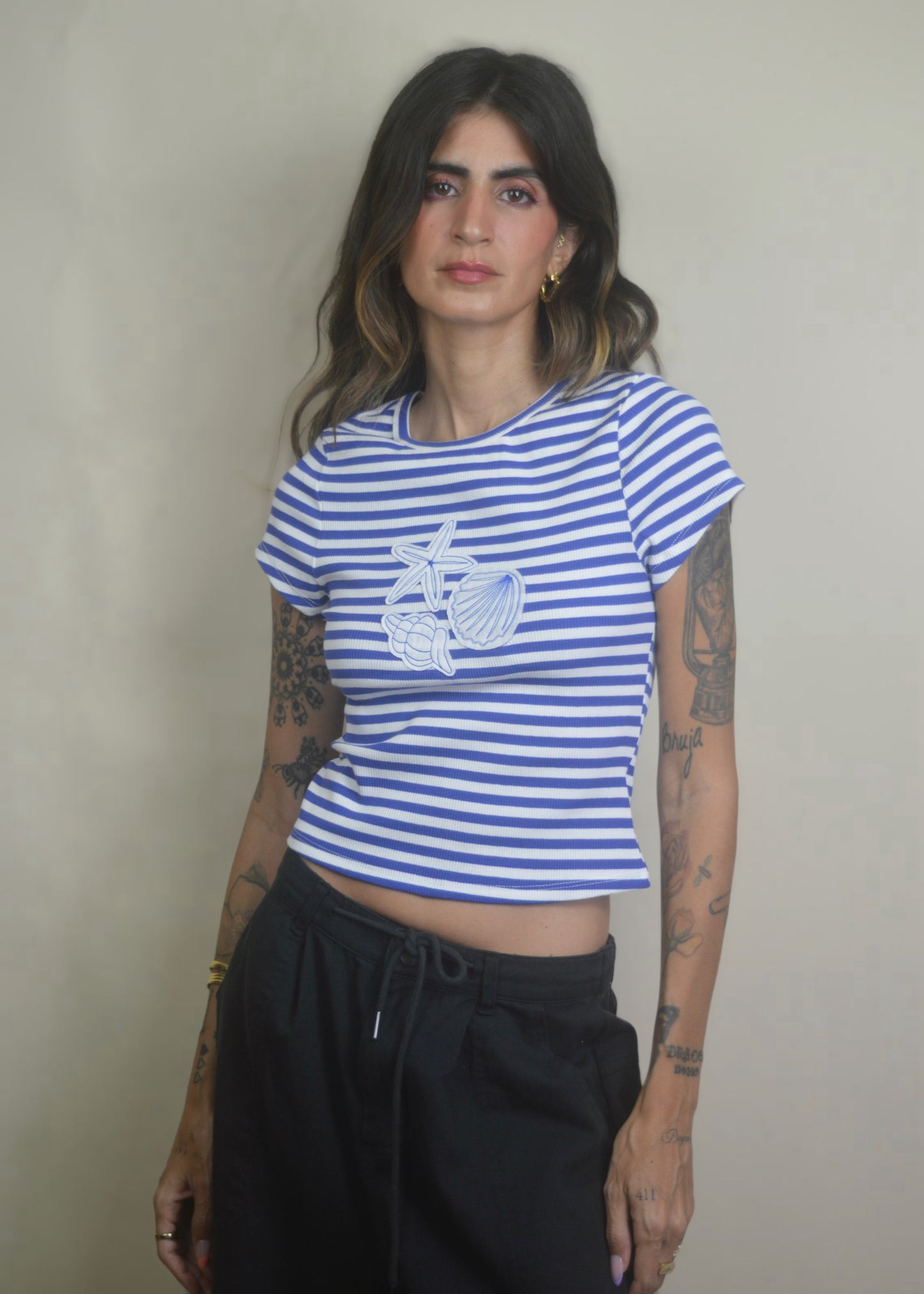 Seaside Stripes Baby Tee