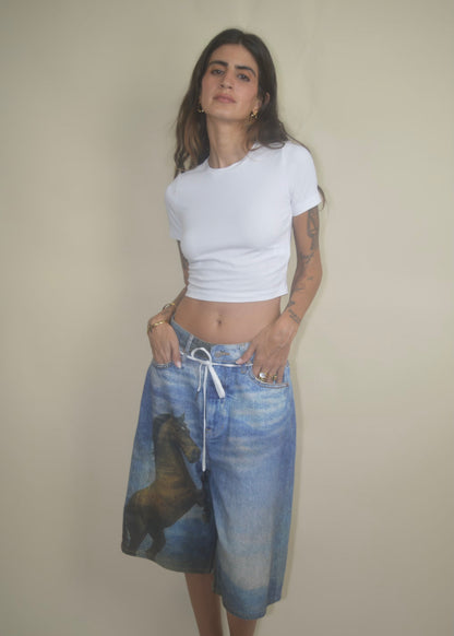 Wild Horses Barrel Jorts RESTOCKED