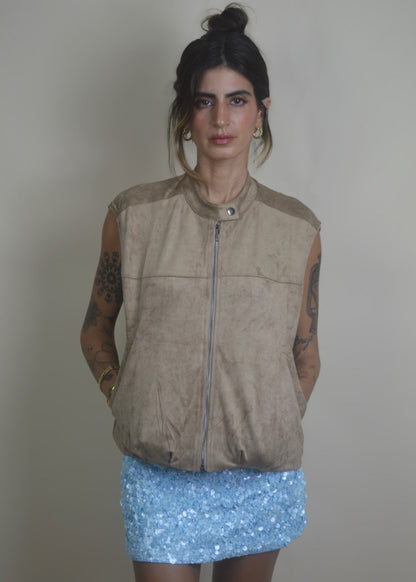Suede Archive Vest
