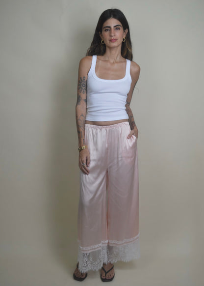 Rosé Lace Pant