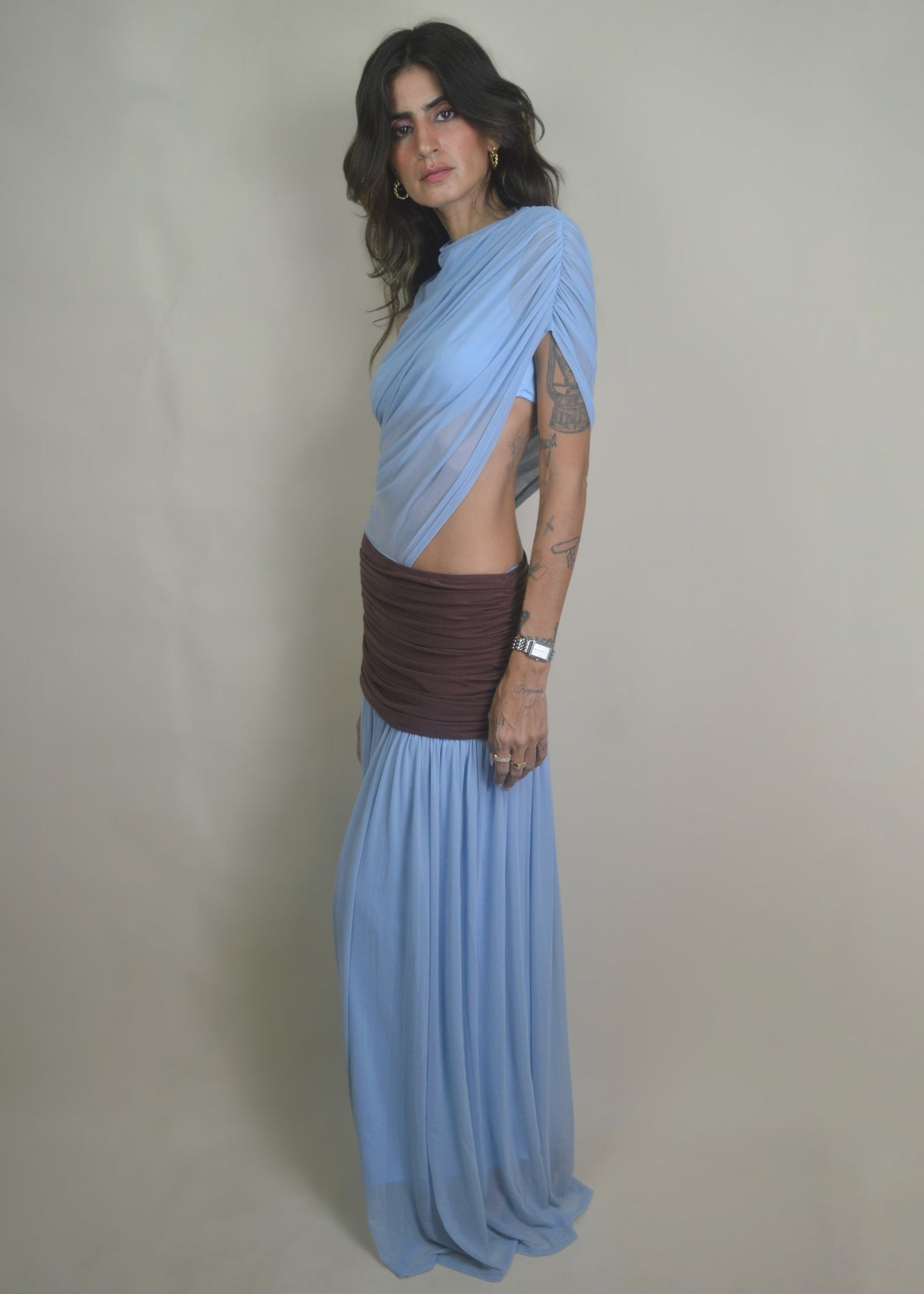 Sea Glass Mesh Dress