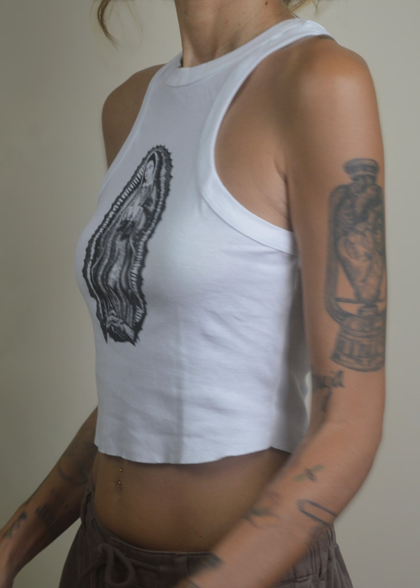 Ave Maria Ribbed Tank Top