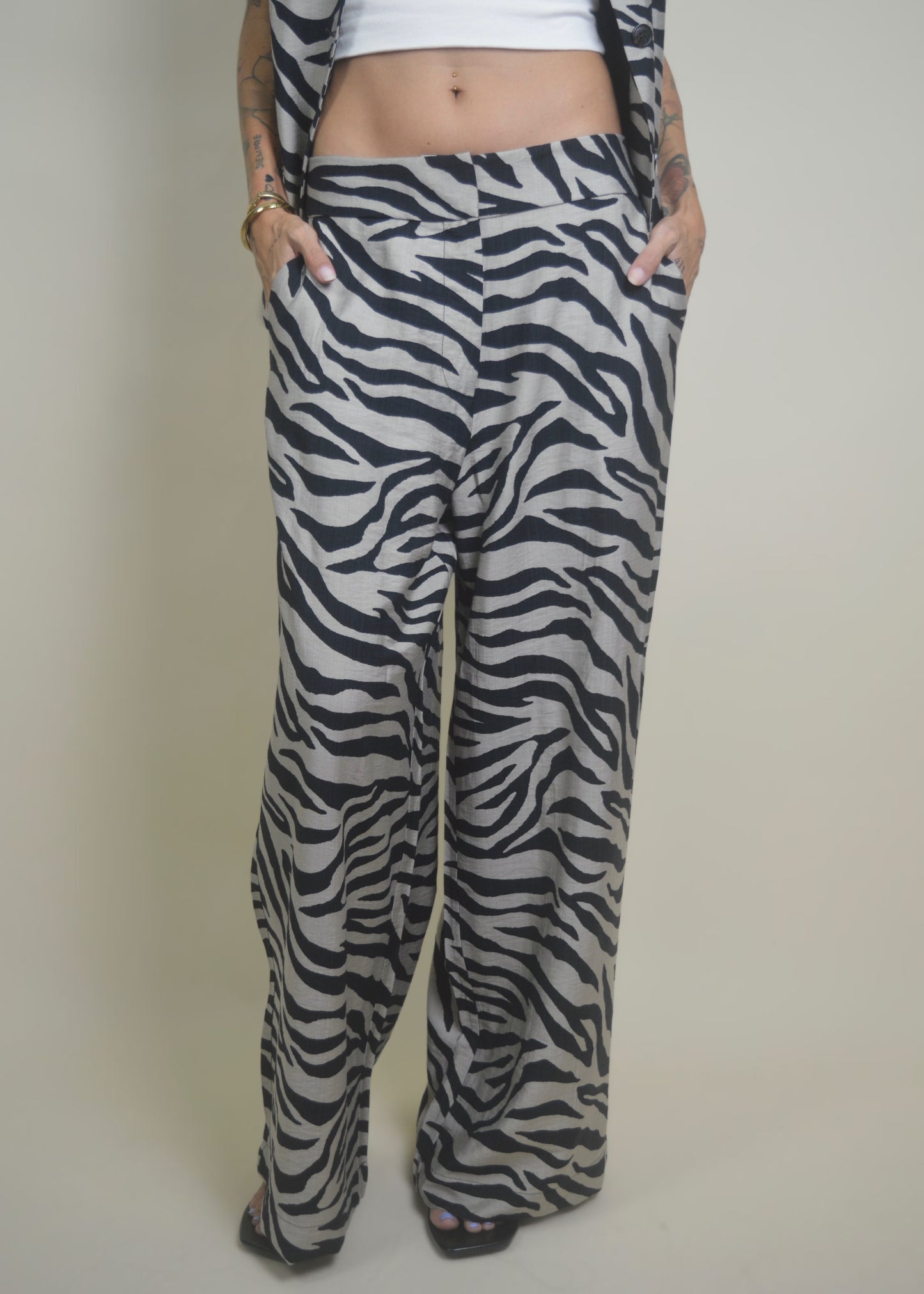 Zebra Wide Leg Pants RESTOCKED