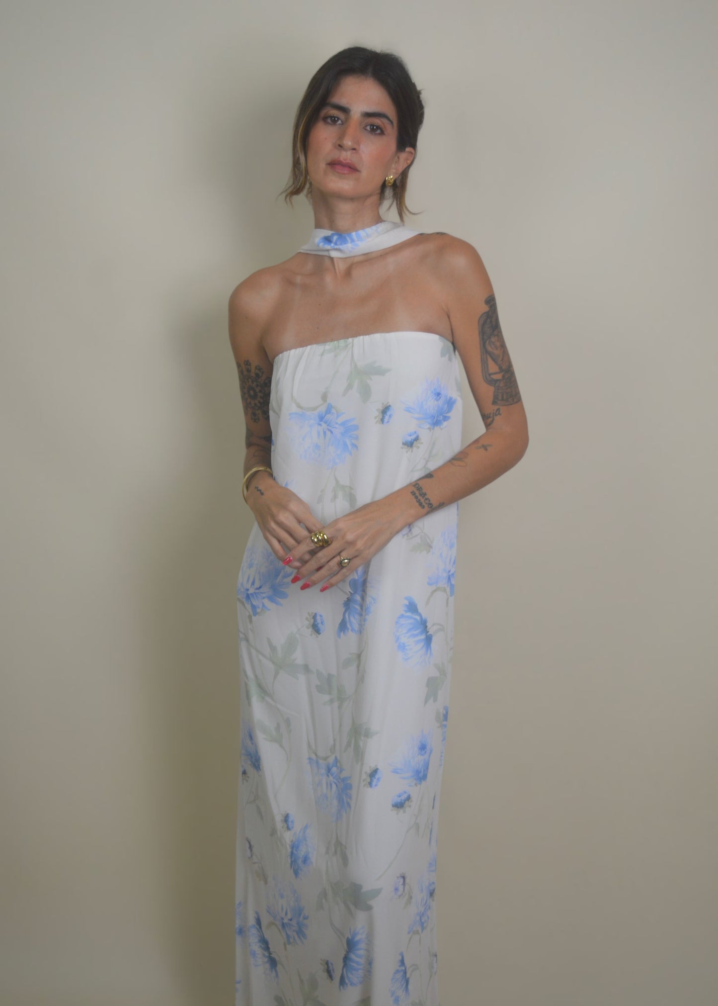 Bloom Tube Mesh Dress