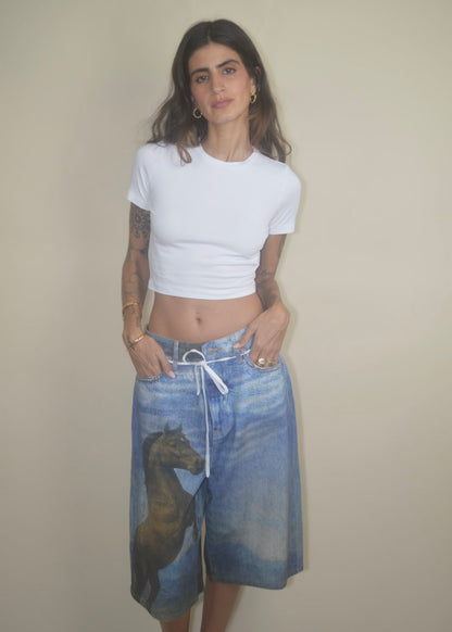 Wild Horses Barrel Jorts RESTOCKED