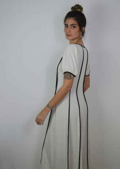 Striped Linen Dress