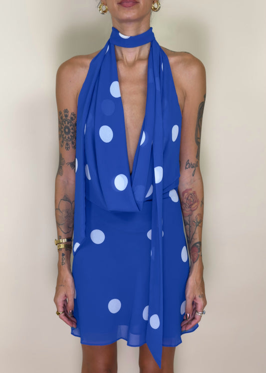 Butler Please Blue Dot Dress