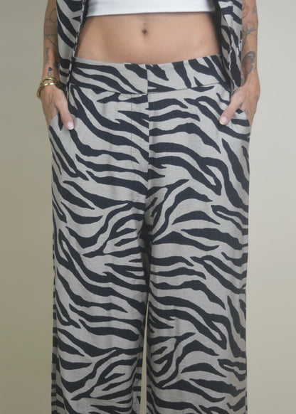 Zebra Wide Leg Pants RESTOCKED