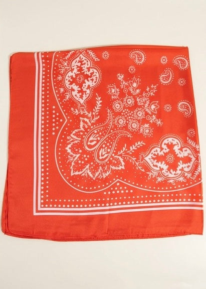 Paisley Satin Scarf