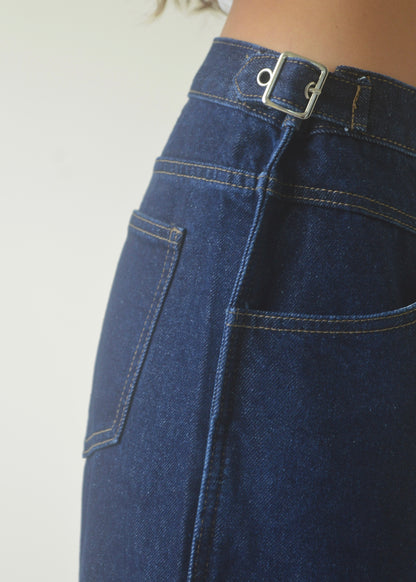 Dark Buckle Jean