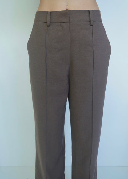 Chocolate Tailored Suit Set