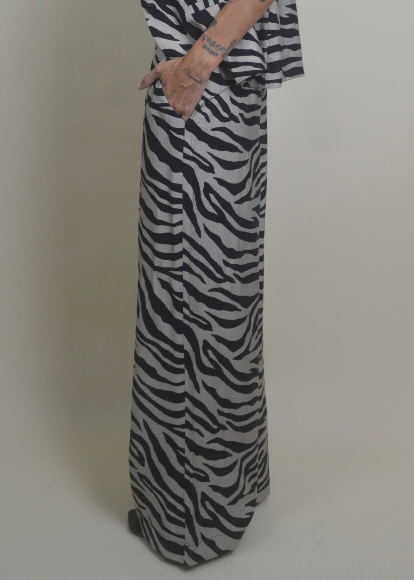Zebra Wide Leg Pants RESTOCKED
