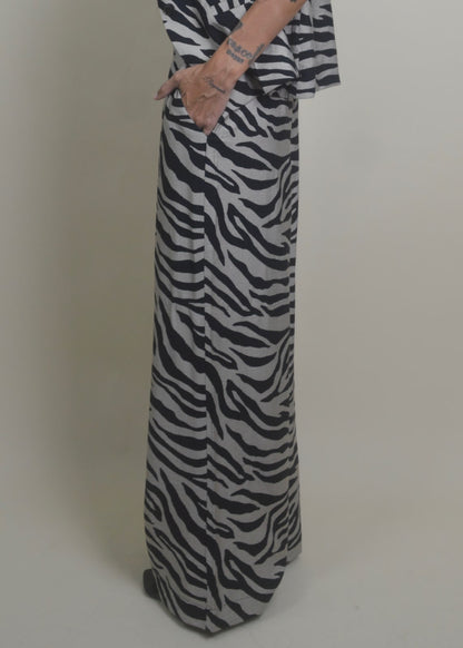 Zebra Wide Leg Pants RESTOCKED