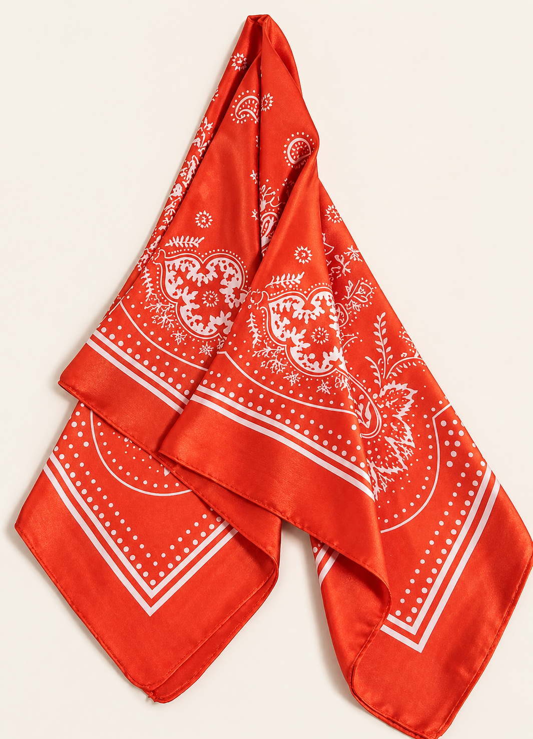 Paisley Satin Scarf