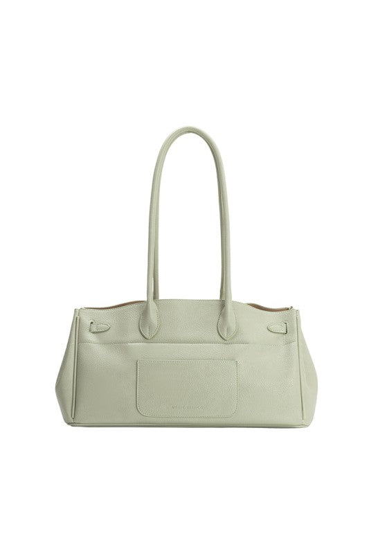 MB Mint Recycled Vegan Leather Shoulder Bag